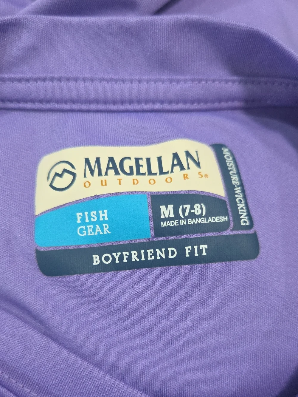 •Magellan• Little Girls Fish Gear Long Sleeve Top